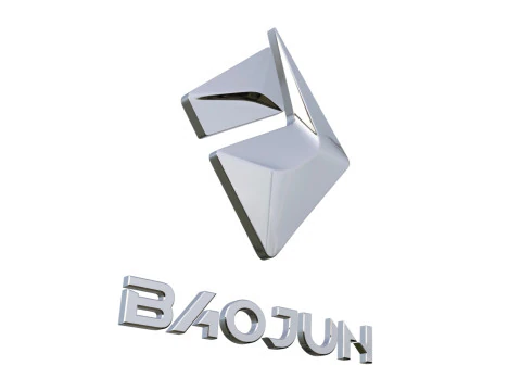 Novo logotipo da Baojun Modelo de Impressão 3D