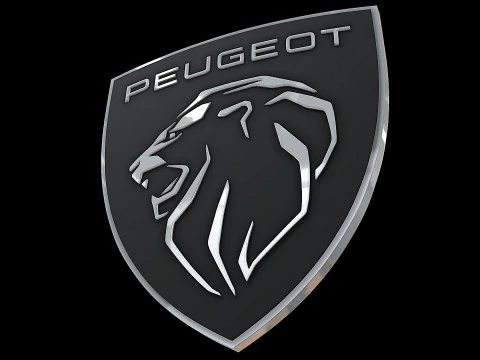 Novo logotipo da Peugeot Modelo de Impressão 3D