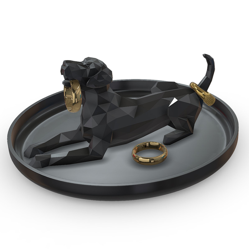 Great Dane ring holder Modelo de Impressão 3D .c4d .max .obj .3ds .fbx .stl .blend 