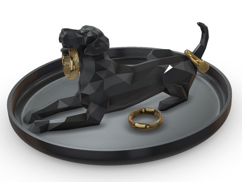 Great Dane ring holder 3D printmodel