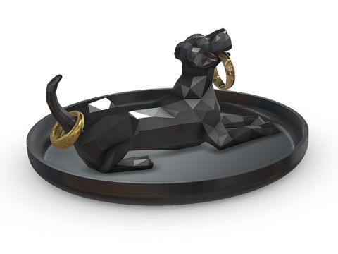 Great Dane ring holder Modelo de Impressão 3D
