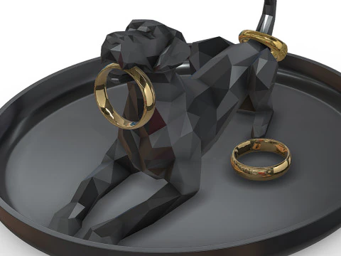 Підставка для каблучок 3D Принт Модель