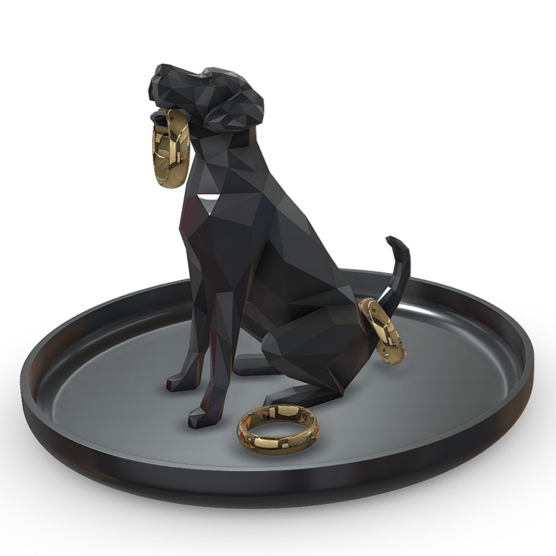 Great Dane ring holder Modelo de Impressão 3D .c4d .max .obj .3ds .fbx .stl .blend