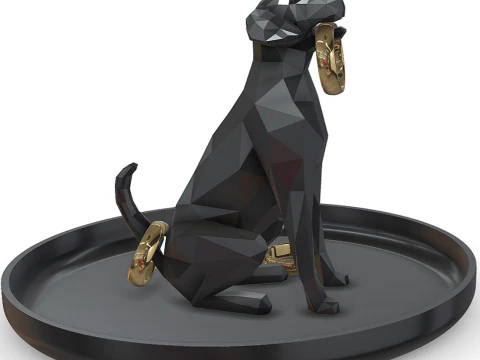 Great Dane ring holder 3D Print Model