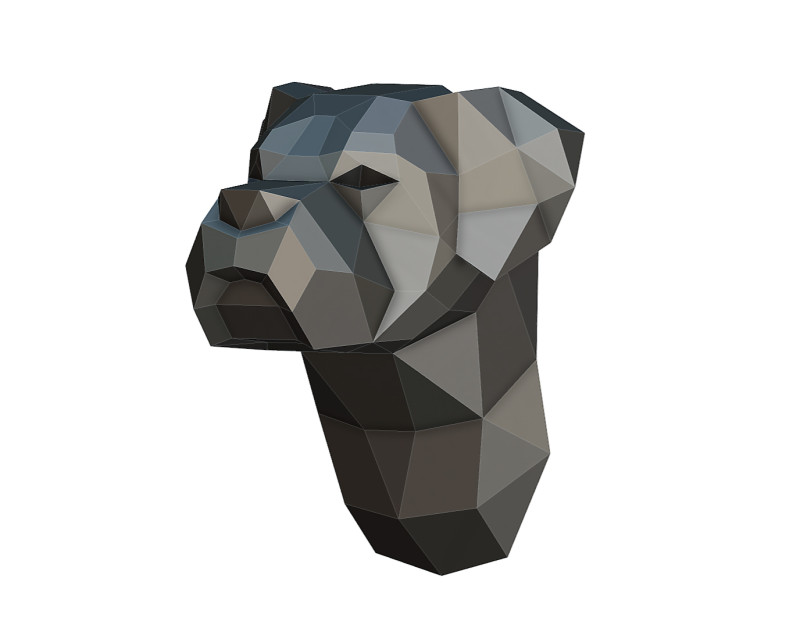 Cane Corso head Modello di stampa 3D .c4d .max .obj .3ds .fbx .stl .blend 