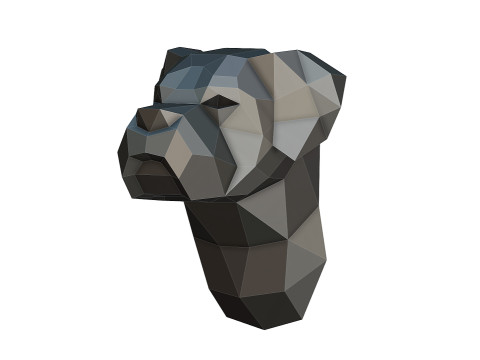 Cane Corso head 3D 打印模型