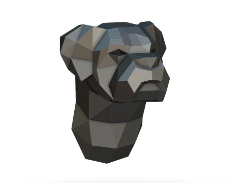 Cane Corso head 3D Print Model