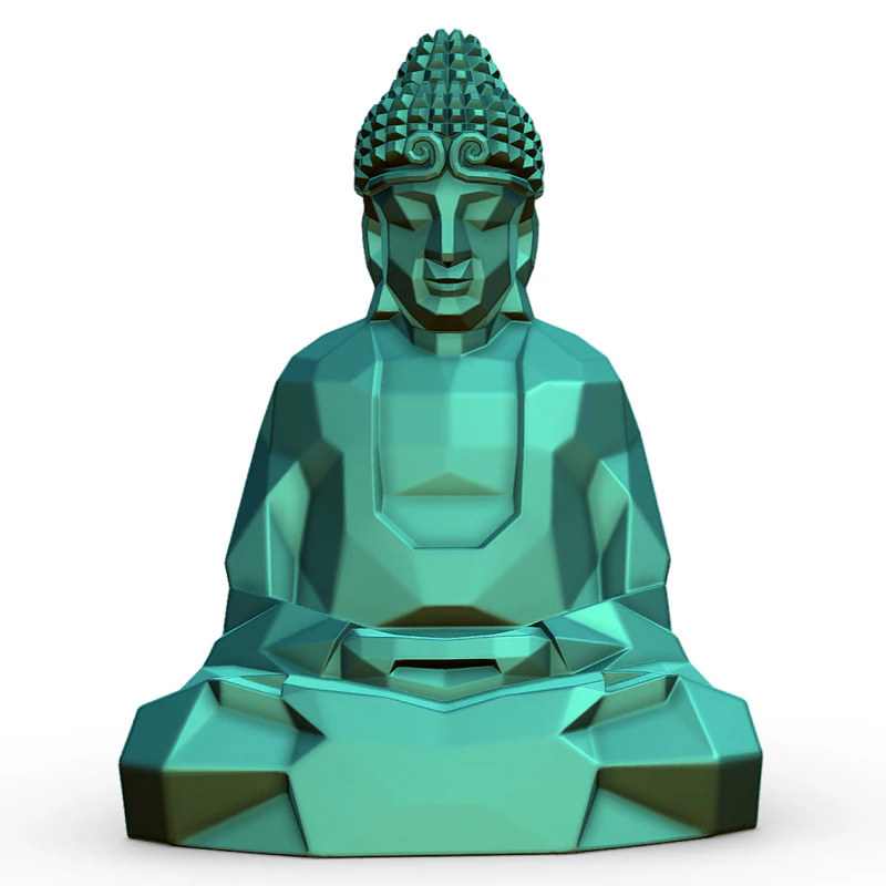 Fascia per capelli di Buddha Modello di stampa 3D .c4d .max .obj .3ds .fbx .stl .blend 