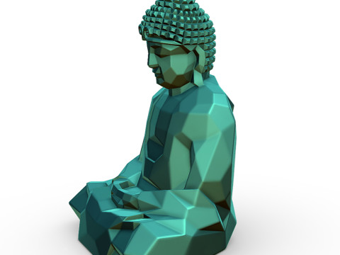 Buddha headband Model Cetak 3D