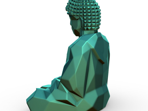 Buddha headband Model Cetak 3D