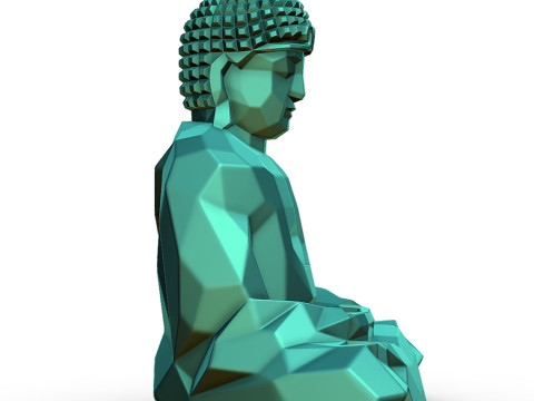 Buddha headband Model Cetak 3D