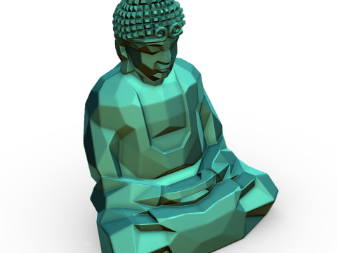 Buddha headband Model Cetak 3D