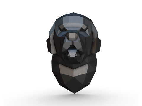Newfoundland head 3D 打印模型