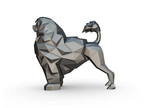 Portuguese water dog 3D प्रिंट मॉडल