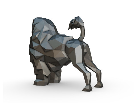 Portuguese water dog 3D प्रिंट मॉडल