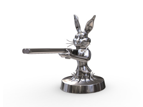 Bunny Hood Ornament 3D Druckmodell