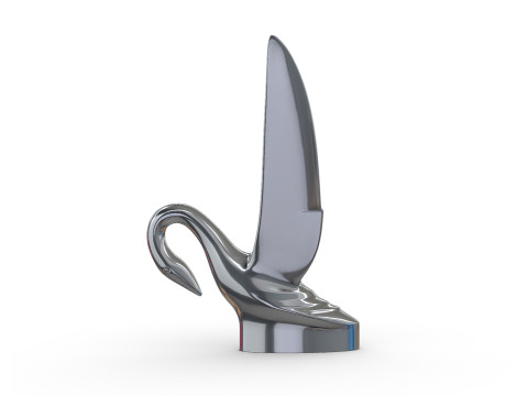 Swan Hood Ornament Modello di stampa 3D