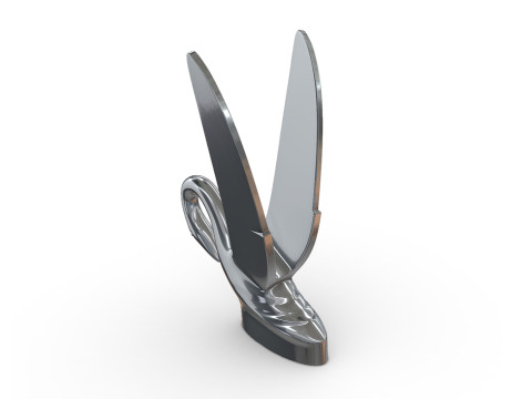Swan Hood Ornament Modello di stampa 3D