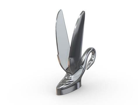 Swan Hood Ornament Modello di stampa 3D