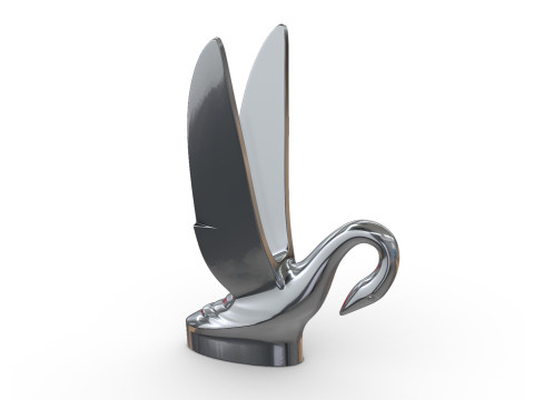 Swan Hood Ornament Modello di stampa 3D