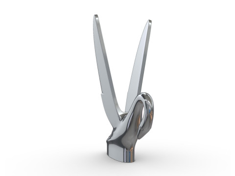 Swan Hood Ornament Modello di stampa 3D