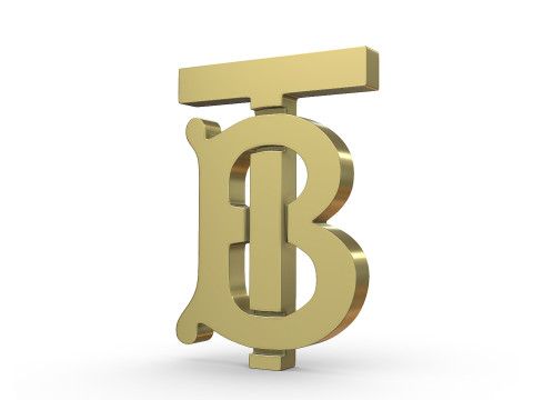 Burberry logo Modèles 3D en vedette
