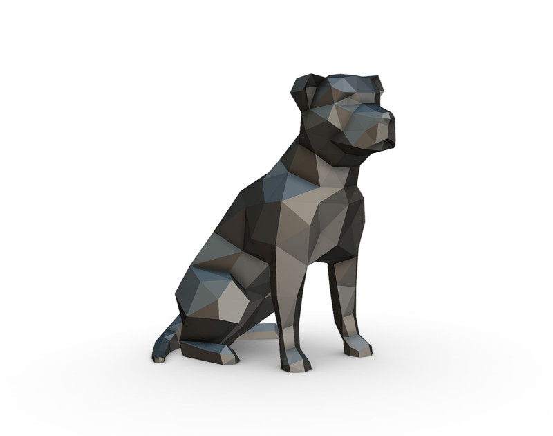 Cane canario Modello di stampa 3D .c4d .max .obj .3ds .fbx .stl .blend 
