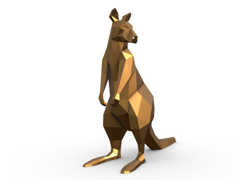 Валлаби 3D Принт Модель