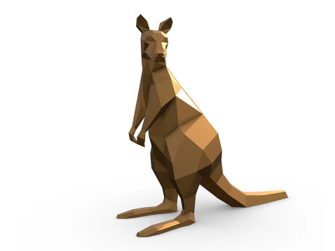Wallaby 3D Print Model