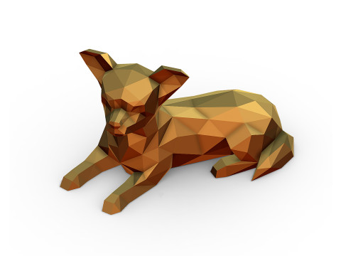 chien chihuahua Modèles 3D en vedette