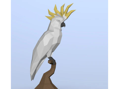 Cockatoo 3D Print Model