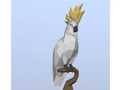 Cockatoo 3D Print Model