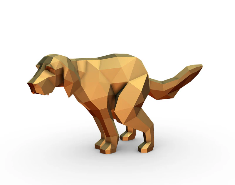 İngiliz setterinin kaka yapması 3D Baskı Modeli .c4d .max .obj .3ds .fbx .stl .blend