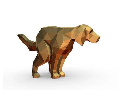 İngiliz setterinin kaka yapması 3D Baskı Modeli