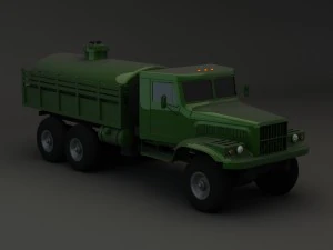 kamyon kraz 255 b tanker 2 3D Model