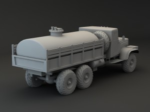 truck kraz 255 b tanker 2 3D Model