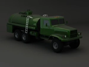 kamyon kraz 255 b tanker 1 3D Model