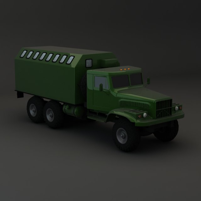 truck kraz 255 b modify 4 3Dモデル .c4d .max .obj .3ds .fbx .stl .blend 