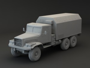 truck kraz 255 b modify 4 3Dモデル