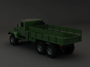 truck kraz 255 b modify 3 3D Model