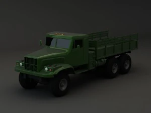 truck kraz 255 b modify 3 3D Model