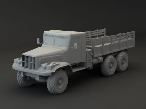 truck kraz 255 b modify 3 3D Model
