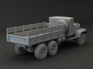 truck kraz 255 b modify 3 3D Модель