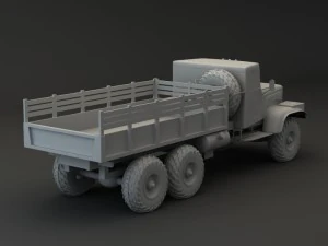 truck kraz 255 b modify 3 3D Model