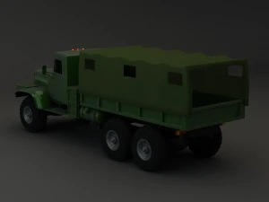 truck kraz 255 b modify 2 3D Model