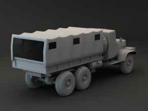truck kraz 255 b modify 2 3D Model