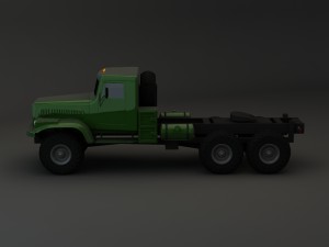 truck kraz 255 b modify 1 3D 모델