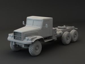 truck kraz 255 b modify 1 3D 모델
