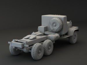 truck kraz 255 b modify 1 3D 모델