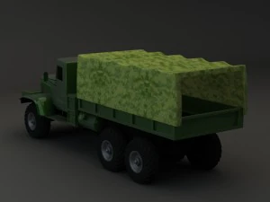 truck kraz 255 b 3D Model